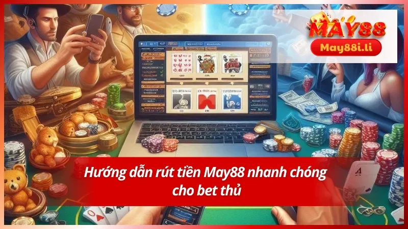 Chi tiết hướng dẫn rút tiền May88 qua ba cách thức phổ biến 